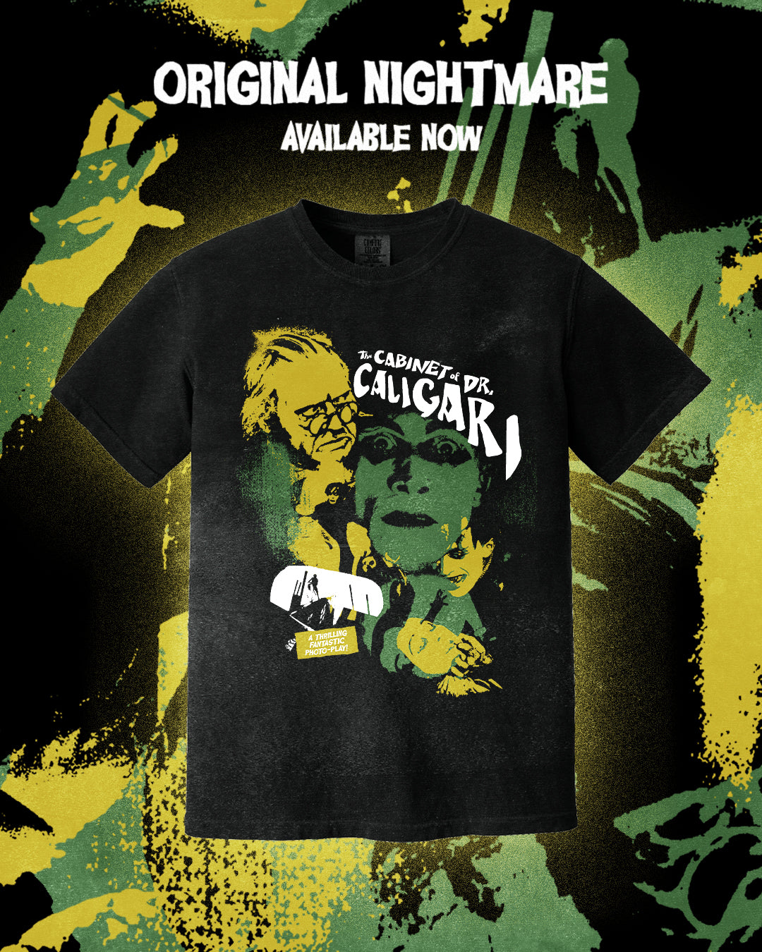 Dr. Caligari (1920) Graphic T-Shirt - Fantasma House